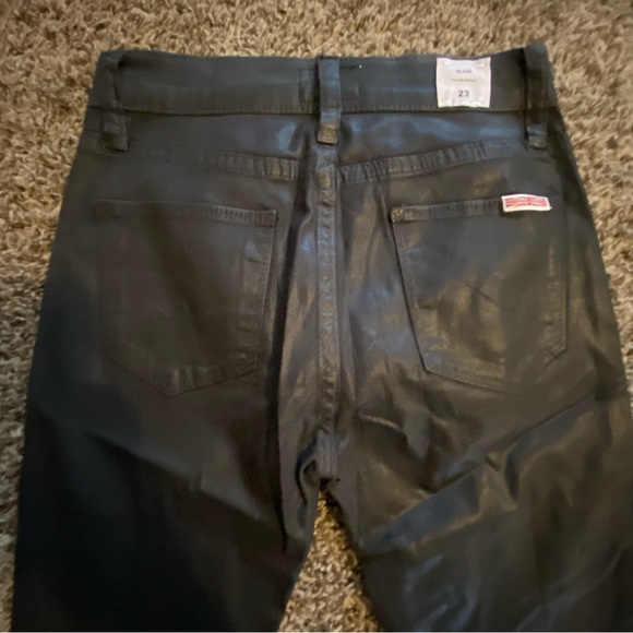 Hudson Blair High Rise Boot Cut Coated Jeans size 23 000 29.5 inseam ~ 9 rise - Picture 3 of 14